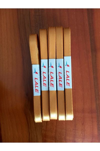 yörük tuhafiye Yellow Satin Ribbon - 5cm, 1cm, 5cm Satin Ribbon (50 Meters)