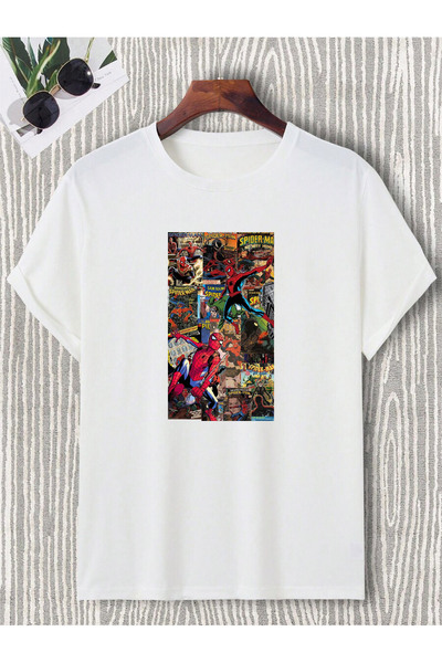 donamod Unisex Oversize Örümcek Adam Spiderman Marvel Çizgi Film Hediye Doğum...