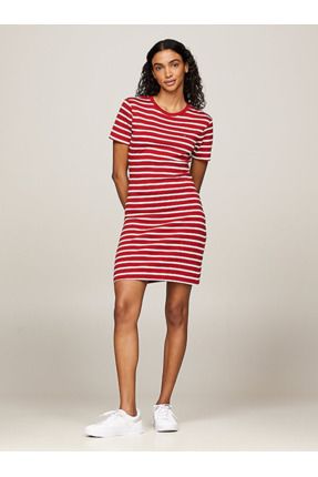 Tommy Hilfiger Slim Fit Mini T Shirt Dress Fiyat Yorumlar Trendyol