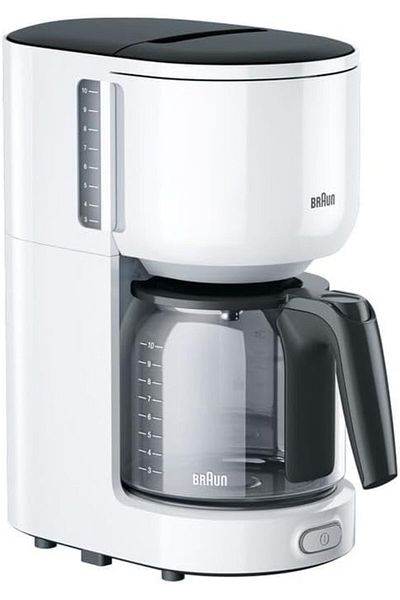 Braun Coffee Maker PurEase 1000W, Optibrew, 10 cups capacity, auto shut-off, antidrip - KF3100