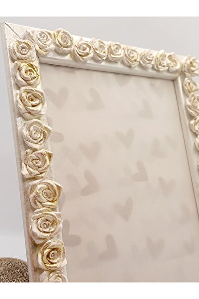 CREATİVESHOP Special Design Rose Motif Handmade Picture Frame