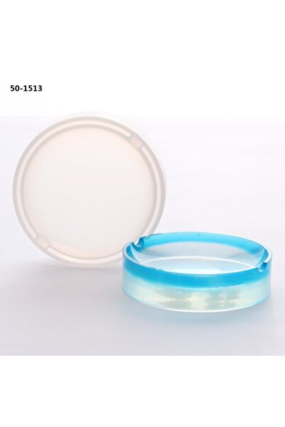 Şenhomee قالب منفضة سجائر دائري من السيليكون الإيبوكسي (القطر: 11 سم الارتفاع...