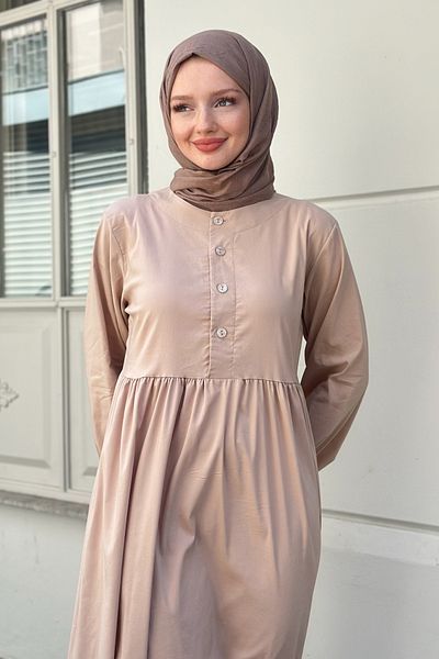 Gizce Hola Beige Dress