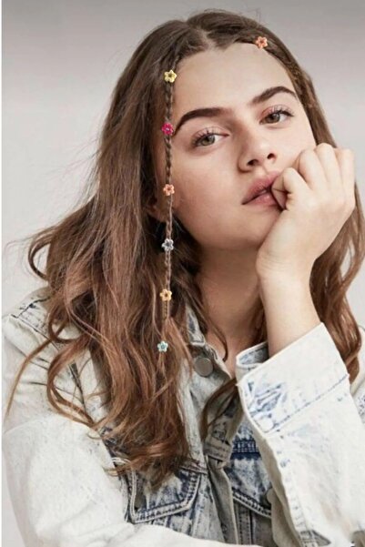 Diloshtrend Design 24 Adet Rainbow Saç Süsü Toka