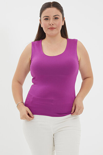 Umaya Boutique BÜYÜK BEDEN ASKILI BLUZ - (38/50)