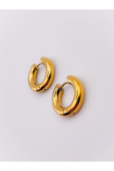Trinos Basic Hoop Earrings - Steel Earrings