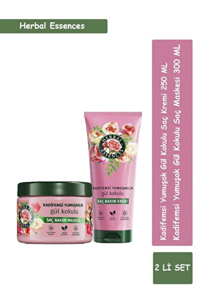 Herbal Essences Kadifemsi Yumuşaklık Gül Kokulu Saç Bakım Set