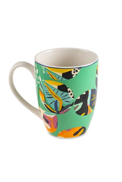 Jumbo Fiori Yeşil Kupa 325 ml