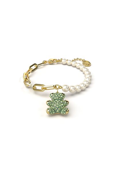 Swarovski 5669167 Swarovski Teddy Bracelet - Fairy/Gos M, Bracelet Bear Design