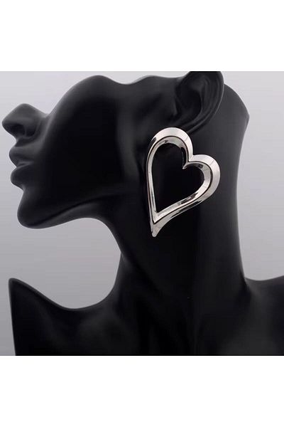 DEMOKAN Romantic Heart Design Women's Earrings