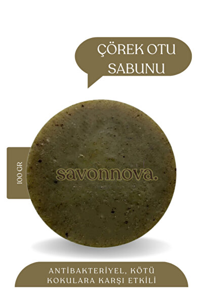 Savonnova Doğal Çörek Otu Sabunu, El Yapımı, Cilt İçin Kişisel Bakım Sabunu 1...