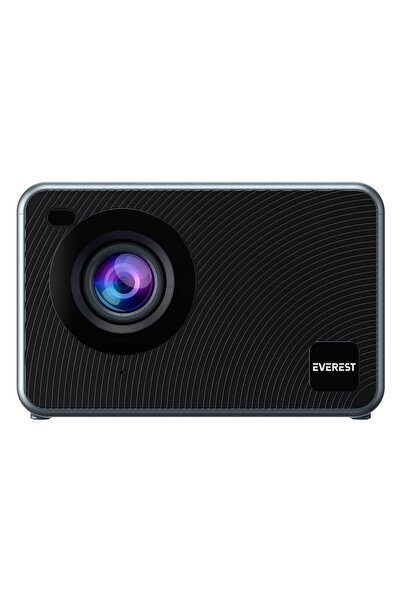 Everest Gri- Siyah 1080p 9800 Lümens Tripodlu Android 9.0 4k Destekli Full Hd Projeksiyon Cihaz