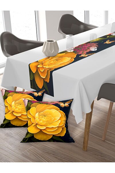 Ardizayn Квіти, бавовняна тканина, балкон, сад, кухонний бігун і набір з 2 чо...