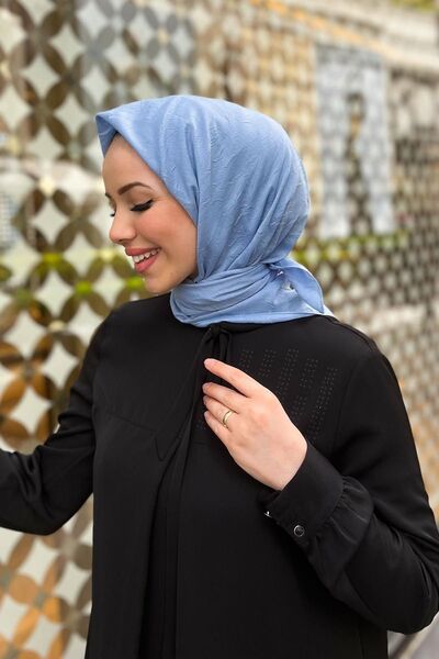 Aker وشاح من الخيزران -6060800-923 - أزرق