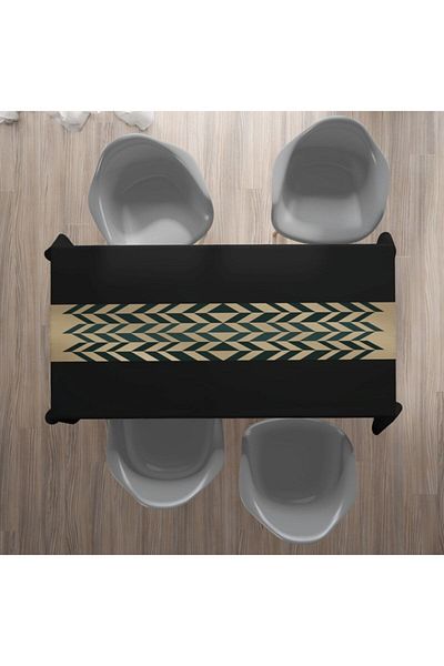 Ardizayn Crem - Verde, Tesatura Bumbac 40x140 Cm Runner