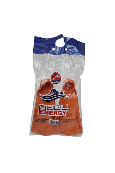 POOL ENERGY Rubber Sea Fin Orange-37-38