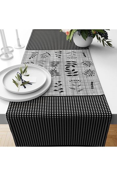 Ardizayn Gri, Țesătură Catifea 40x140 Cm Runner