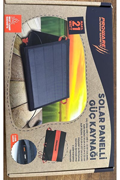 Proware Taşınabilir Solar Panel Güç Kaynağı 21w