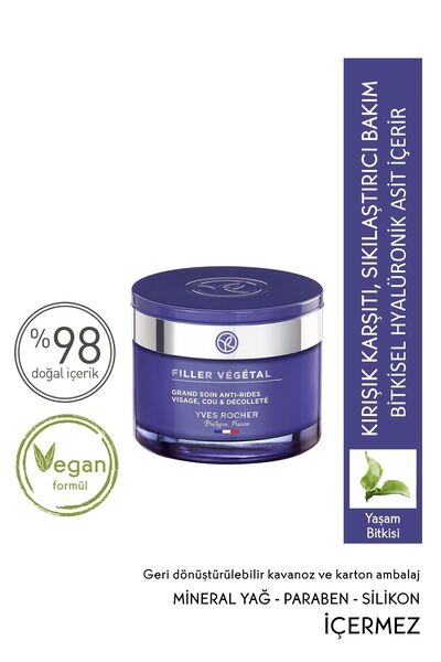 Yves Rocher Dolgunlaştırıcı Bitkisel Hyaluronik Bakım Filler Vegetal - Yüz,bo...