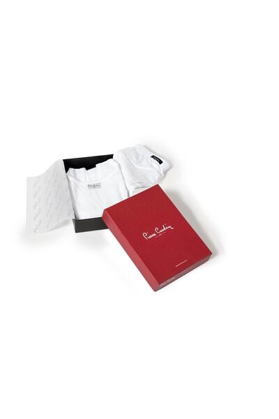 Pierre Cardin 130 Men's Combed Cotton White Athlete Boxer Suit