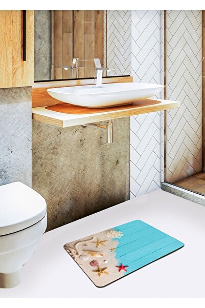 Ardizayn سجادة حمام بقاعدة من القطن العضوي قابلة للغسل، مقاس 40 سم × 60 سم، غ...