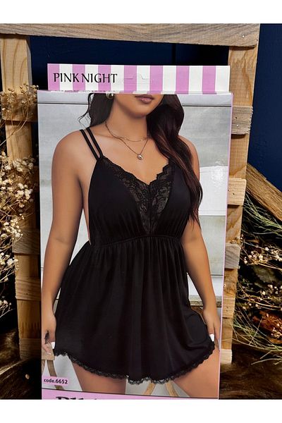 SATTENS Battal Light Women's Nightgown Set