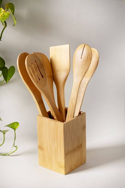 FH finehome 6 Piece Bamboo Pantano Spoon Set