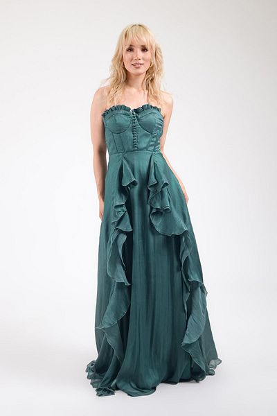 SpringStore Rochie de seara fara bretele Mint - Rochie confortabila si eleganta