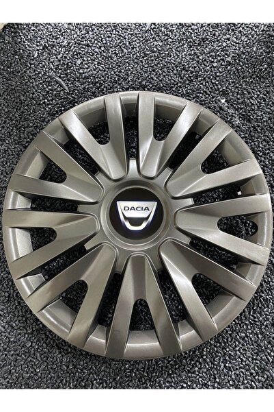 YILAPJANT Dacia 15" Inç Inç Kırılmaz Jant Kapağı 4 Adet Füme
