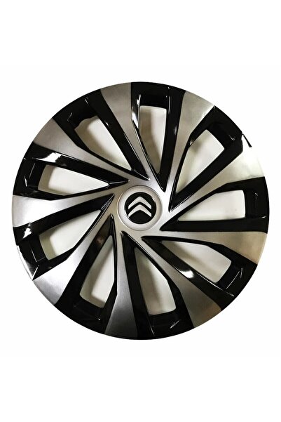 YILAPJANT Citroen C-elysee Uyumlu 15 Inç Piano Black Siyah Renkli Jant Kapağı...