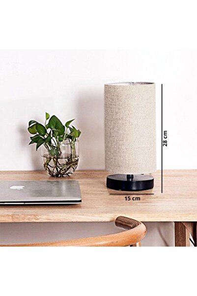 HOMİNG Fabric Cylindrical Design Set of 2 Lampshades