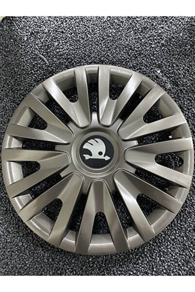 YILAPJANT Skoda 14" Inç Inç Kırılmaz Jant Kapağı 4 Adet Füme