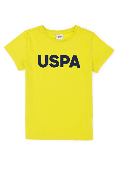 U.S. Polo Assn. Tricou basic cu guler rotund pentru băiat