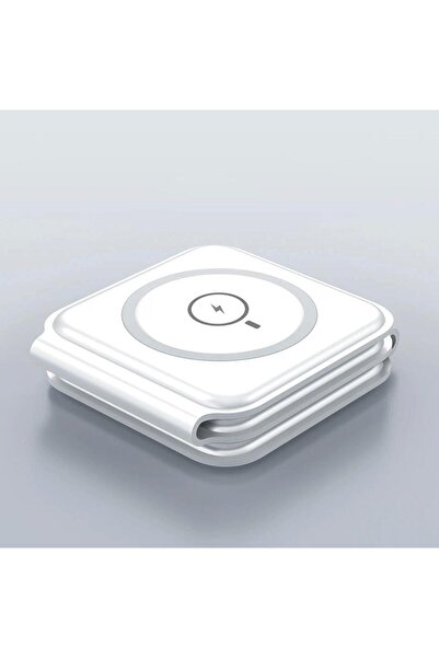 Mi7a 3 İn 1 MagSafe Wireless Charger Katlanabilir Kablosuz Şarj İstasyonu