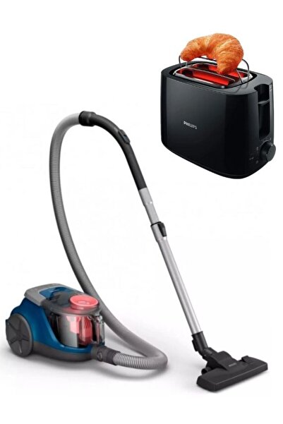 Philips XB2123/09 Toz Torbasız Süpürge ve HD2581/90 Ekmek Kızartma Makinesi Seti