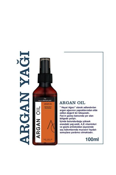 The Natural Ritualist 100 Ml Perfect Argan Care Oil - Plain and Smoothing