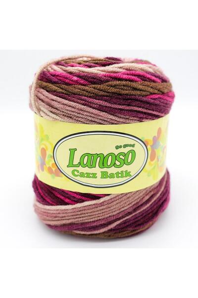 Lanoso Cazz Batik El Örgü İpliği - 710 Batik -