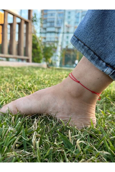MİNİK ADIMLAR Little Steps Parachute Rope Square Bead Anklet