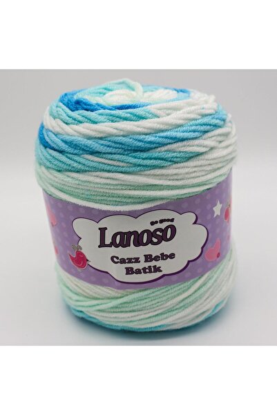 Lanoso Cazz Bebe Batik El Örgü İpliği - 752 Batik -