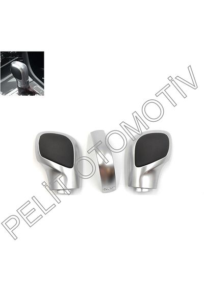 PELİTOTOMOTİV Golf 6 Dsg - مقبض ناقل الحركة الأوتوماتيكي، أغطية جانبية، مطلي بالكروم