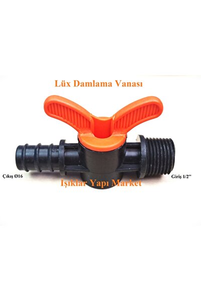 AKplas Damlama Borusu Vanası Lüx Ø16-1/2 (5Adet)