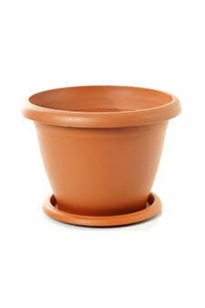 Tohumcumm 1 Adet Saksı 16.5cm Yükseklik Çiçek Saksısı Plastik Kliteli Malzeme...