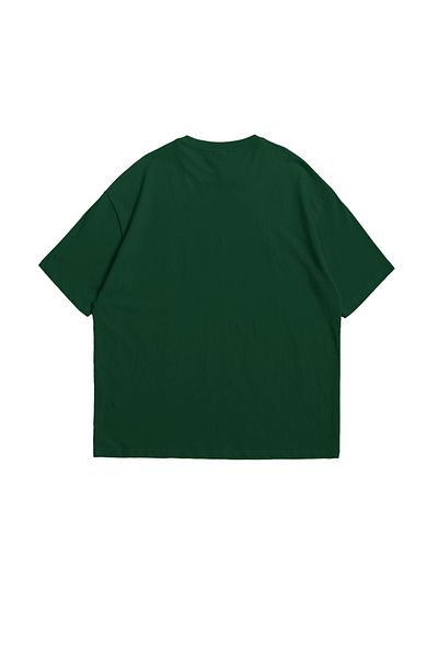 Sekizbiraltı Unisex Χακί Oversize T-Shirt - Patch Λεπτομερές