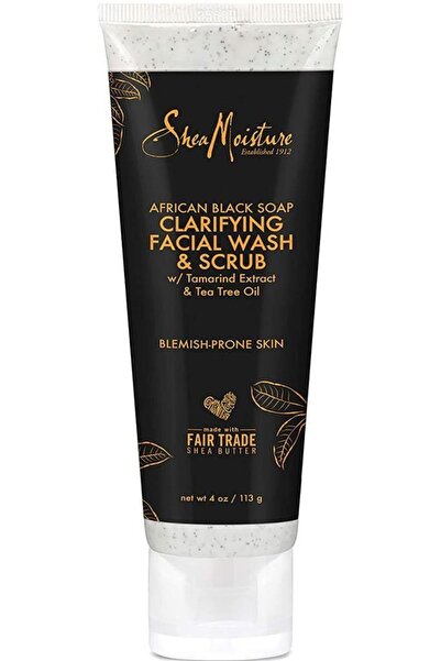 Shea Moisture Afrika Siyah Sabunu Yüz Yıkama Ve Peeling 113gr