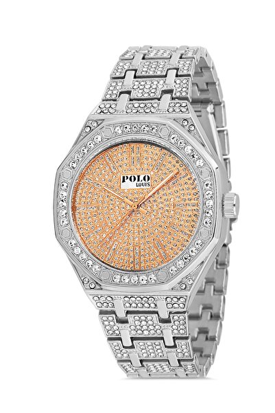 POLO Rucci POLORUCCI PR806206 FULL TAŞLI METAL  KOL SAATİ
