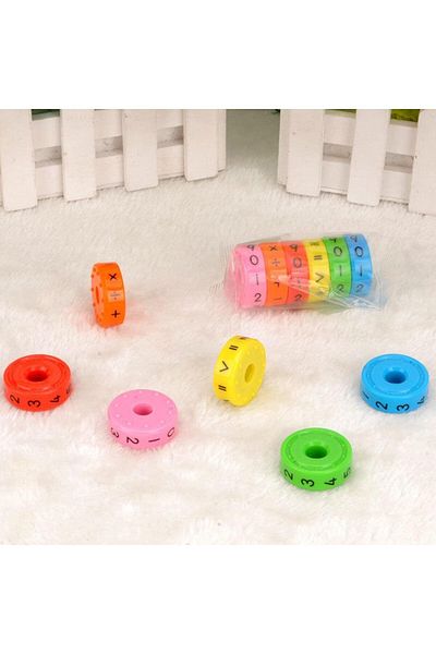 PeriYedi Educational Intelligence Cube - Mathematics Numbers Magic Cylinder Toy, 1 Piece