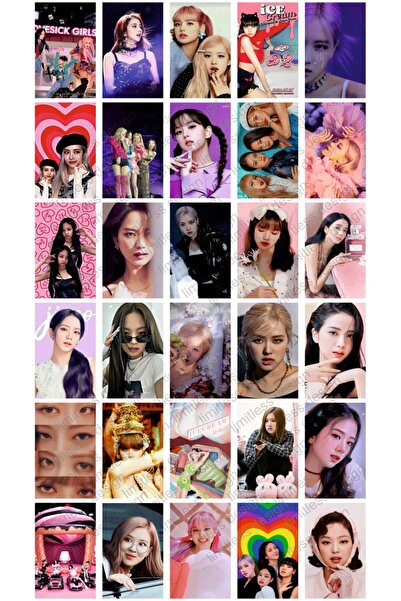 Limitless Design Blackpink Temalı Laptop Tablet Telefon Sticker Seti 30lu