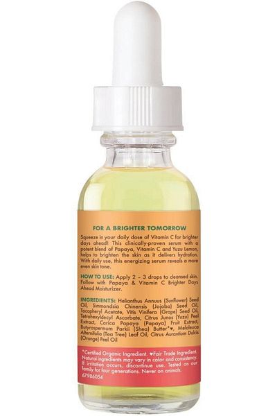 Shea Moisture Brightening Face Serum Containing Papaya and Vitamin C - 29ml