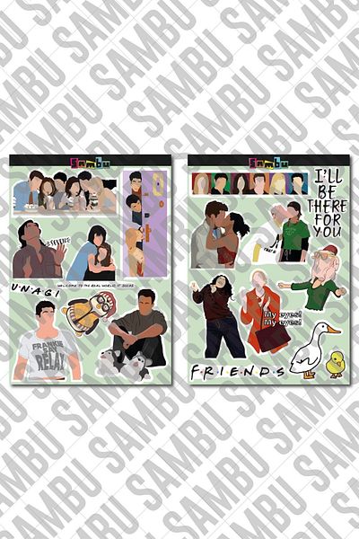 Sambu Design Set de autocolante tematice Friends 2 - Telefon pentru laptop