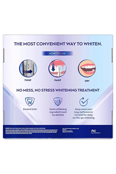 CREST 3D White Diş Beyazlatma Kalemi 3x4ML